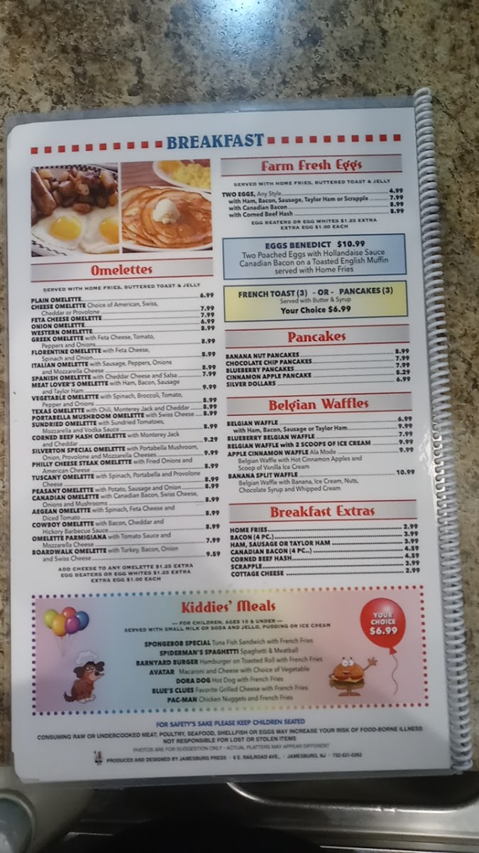 The New Silverton Diner Menu - Image 4